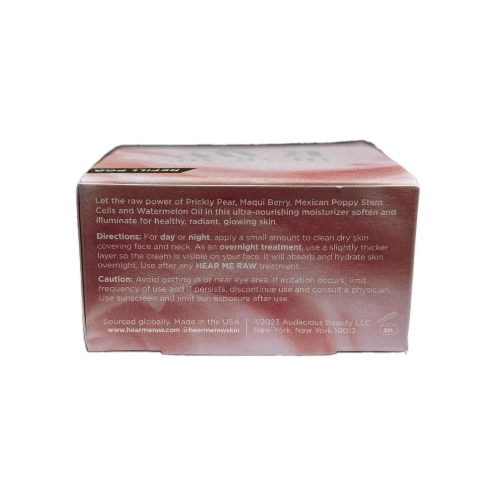 Hear Me Raw The Hydrator Moisturizer Prickly Pear Refill Pod 2.5 Fl Oz Set of 2